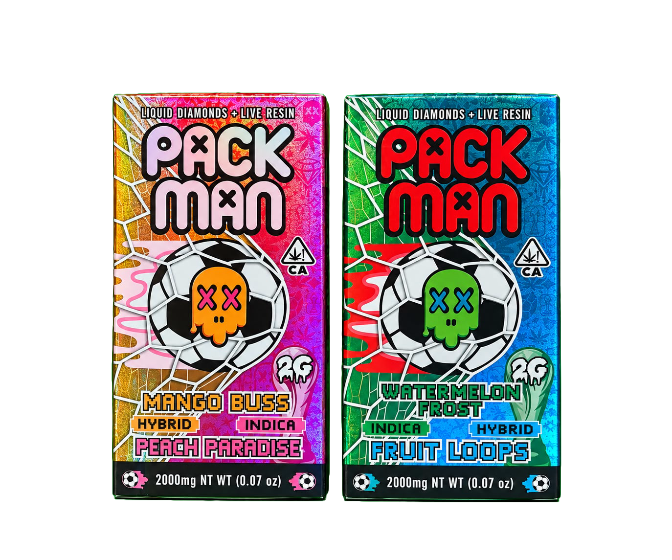Pack Man Live Resin Liquid Diamonds 2G Disposable