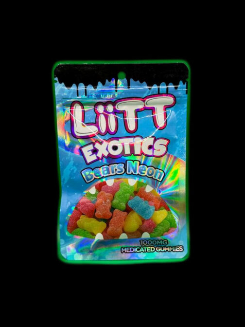 LiiTT Exotic Neon Bear Gummies 1000MG