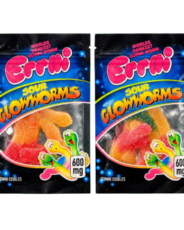 Errlli Sour Glowworms 600MG
