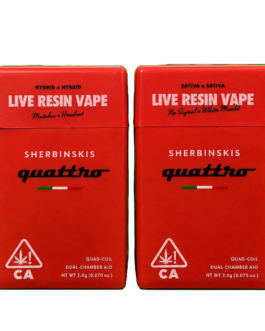 Sherbinskis Quattro Live Resin 2G Disposable
